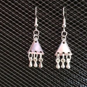 3/$20 | Silver mini chandelier earrings
